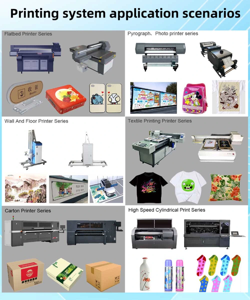 UV Flatbed Printer Dx7 Single Head Network Interface Inkjet Printer Board for Wall Printer