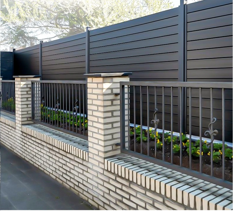 Hot Sale High Quality Wood Plastic Composite WPC Customized Outdoor Garden Fence