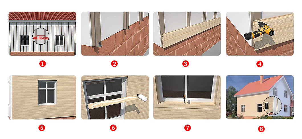 219mm*26mm Outdoor Cladding Co-Extrusion WPC Wall Panel Exterior