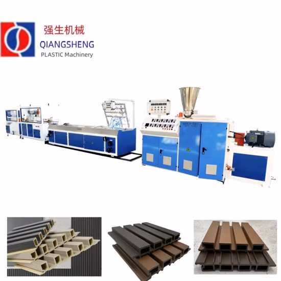 PP PE WPC 플라스틱 복합 WPC 야외 테라스 바닥재 WPC 벽면 압출 라인