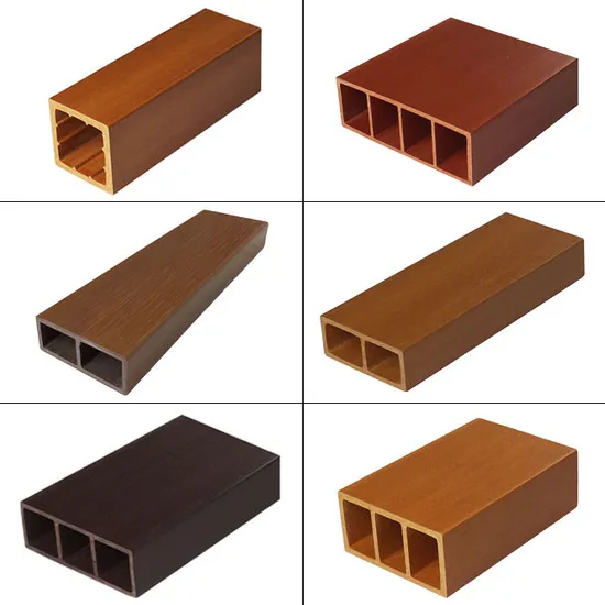 WPC 엔지니어링 목재 플라스틱 정지 목재 천장 파이프 제조업체