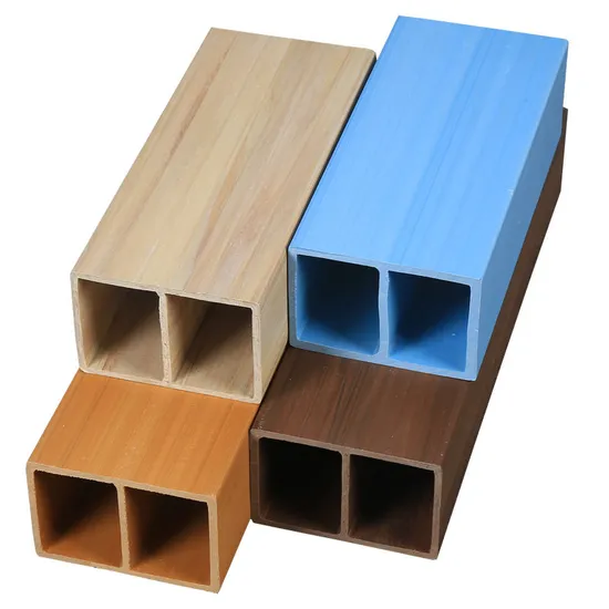 실내 장식용 벽 패널용 WPC 복합 목재 파이프 도매 가격